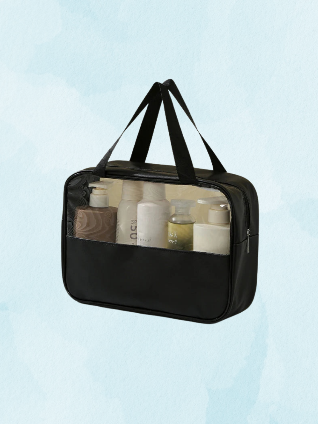 Kit trousse de toilette noir